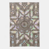 Henna Phownix Fractal Mandala Art Keukenhanddoek (Verticaal)