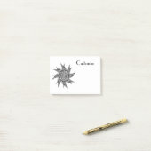 Henna-stijl Sun Tattoo Thunder_Cove Post-it® Notes (Op bureau)