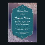 Henna Style Jewel Birthday Party Arabian 40th Kaart<br><div class="desc">Henna Style Jewel 5 x 7 inch - Verander de tekst naar uw feestje. Afdruk achteraan inbegrepen. Zie overeenkomende objecten in het wauw Mauw Henna Jewel Wedding Collectie.</div>