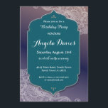 Henna Style Jewel Birthday Party Arabian 40th Kaart<br><div class="desc">Henna Style Jewel 5 x 7 inch - Verander de tekst naar uw feestje. Afdruk achteraan inbegrepen. Zie overeenkomende objecten in het wauw Mauw Henna Jewel Wedding Collectie.</div>