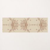 Henna Style Lotus Flower Yogamat (Achterkant (horizontaal))