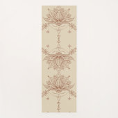 Henna Style Lotus Flower Yogamat (Voorkant)