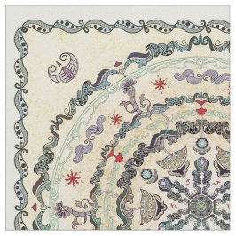 Henna Style Mandala Fabric Stof