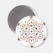 Henna Tattoo Mandala Magneet (Voorkant / Achterkant)