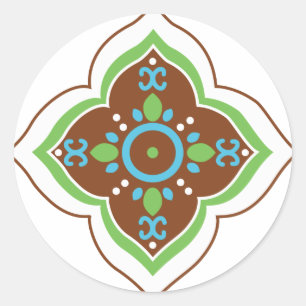 Henna Tattoo Mandala Ronde Sticker