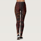 Henna Tattoo - Power Yoga Leggings (Achterkant)