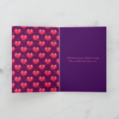 Henna Tattoo Style Hands Valentijnsdag Kaart (Binnen)