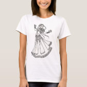Henna Tribal Belly Dancer T-shirt (Voorkant)