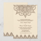 Henna Uitnodiging (Voorkant / Achterkant)