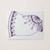 Henna zwanger buik legpuzzel (Horizontaal)