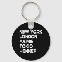 Hennef New York London Tokio Paris Anhänger