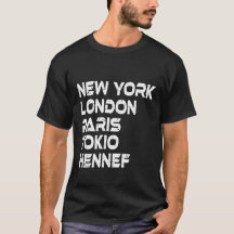 Hennef New York London Tokio Paris T-Shirt