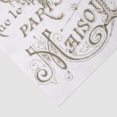 hennen op de Franse Decoupage Names Tissuepapier (Detail)