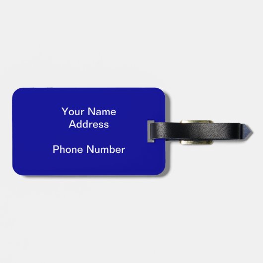 Hennepvis Bagagelabel (Achterkant horizontaal)