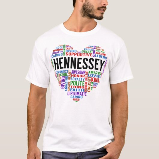 HENNESSEY Legend Heart T-shirt (Voorkant)