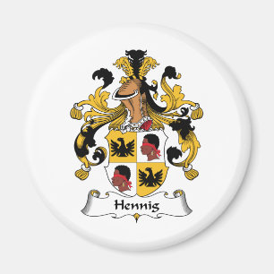 Hennig Family Crest Magneet