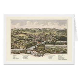Henniker, NH Panoramic Map - 1889