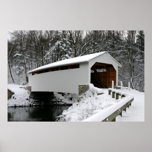Henninger Covered Bridge Poster (Voorkant)
