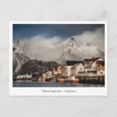 Henningsvaer Lofoten Briefkaart (Voorkant)