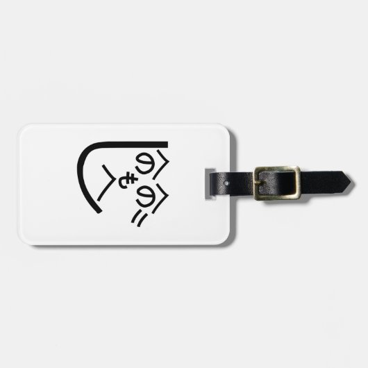 Henohenomoheji へ の へ も へ じ bagagelabel (Voorkant horizontaal)