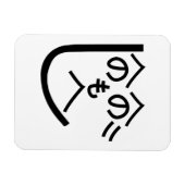 Henohenomoheji へ の へ も へ じ magneet (Horizontaal)