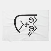 Henohenomoheji へ の へ も へ じ theedoek (Horizontaal)