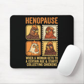 Henopause Kippen Verzamel Quotes Stempel Frame Chi Muismat (Met muis)