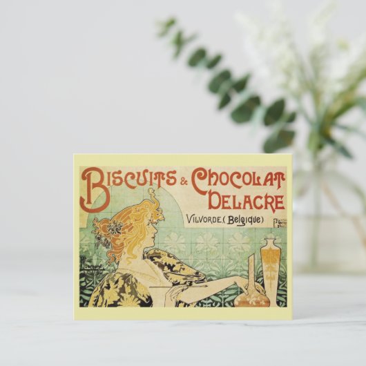 Henr Privat, Biscuits en Chocolate, Briefkaart (Staand voorkant)