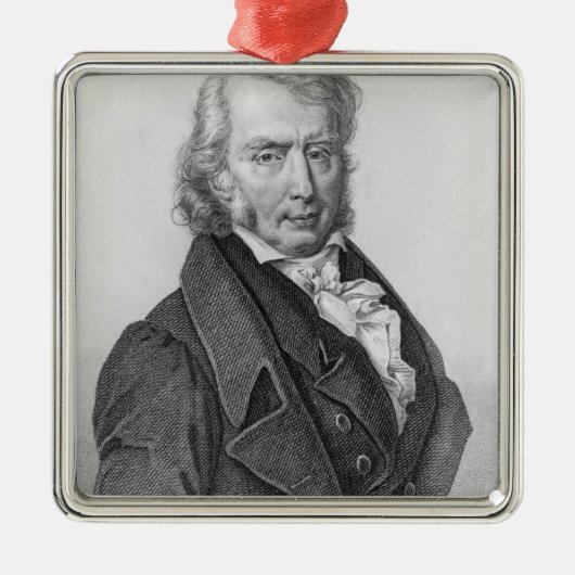 Henri Benjamin Constant de Rebecca als plaatsverva Metalen Ornament (Voorkant)