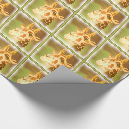 Henri de Giraffe Cadeaupapier (Hoek)