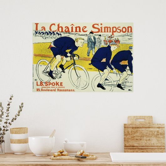 Henri de Toulouse La Chaine Simpson Poster (Keuken)