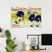 Henri de Toulouse La Chaine Simpson Poster (Thuiskantoor)