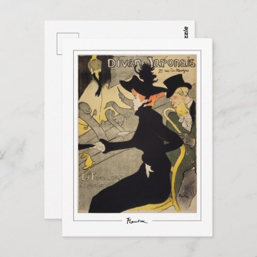 Henri de Toulouse-Lautrec #10 - Fine Art Postca... Briefkaart (Voorkant / Achterkant)