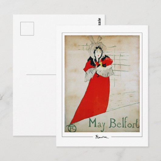 Henri de Toulouse-Lautrec #328 - Fine Art Postc... Briefkaart (Voorkant / Achterkant)