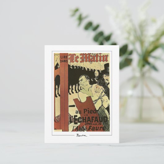 Henri de Toulouse-Lautrec #88 - Fine Art Postca... Briefkaart (Staand voorkant)