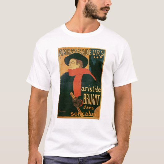 Henri de Toulouse-Lautrec | Ambassadeurs: Aristide T-shirt (Voorkant)