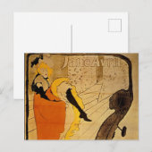 Henri de Toulouse-Lautrec Belle Epoque  Art Briefkaart (Voorkant / Achterkant)
