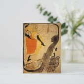 Henri de Toulouse-Lautrec Belle Epoque  Art Briefkaart (Staand voorkant)