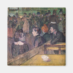 Henri de Toulouse-Lautrec   Bij de Moulin de la Ga Magneet