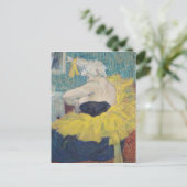 Henri de Toulouse-Lautrec | Clowness Cha-U-Kao Briefkaart (Staand voorkant)