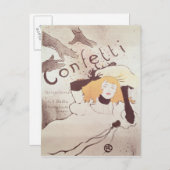 Henri de Toulouse-Lautrec | Confetti, 1893 Briefkaart (Voorkant / Achterkant)