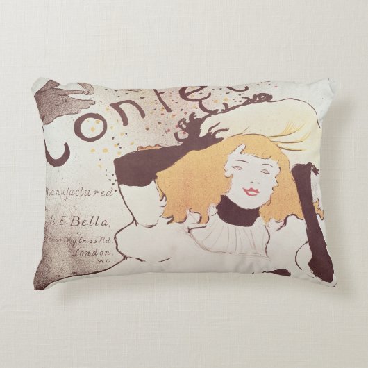 Henri de Toulouse-Lautrec | Confetti, 1893 Decoratief Kussen (Voorkant)