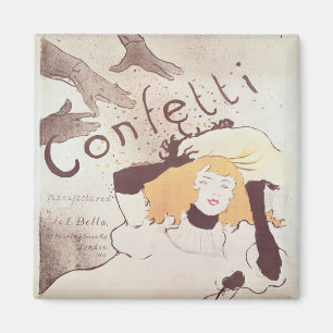Henri de Toulouse-Lautrec   Confetti, 1893 Magneet