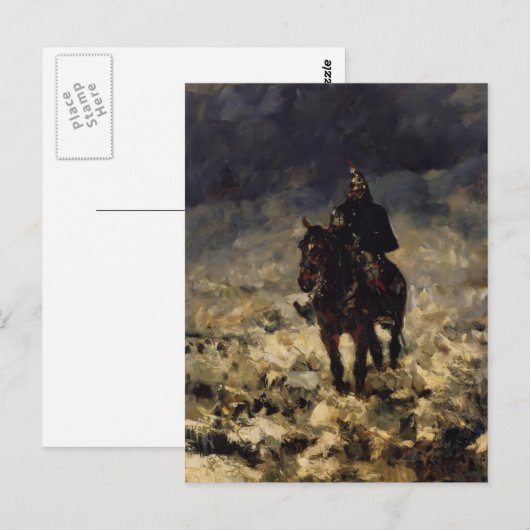 Henri de Toulouse-Lautrec- Cuirassier Briefkaart (Voorkant / Achterkant)