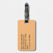 Henri de Toulouse-Lautrec - Dance at the Rouge Bagagelabel (Achterkant verticaal)