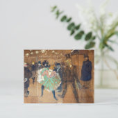 Henri de Toulouse-Lautrec - Dance at the Rouge Briefkaart (Staand voorkant)