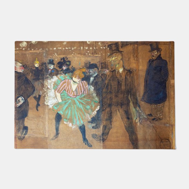 Henri de Toulouse-Lautrec - Dance at the Rouge Deurmat (Voorkant)