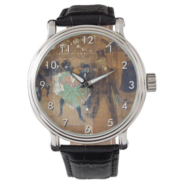 Henri de Toulouse-Lautrec - Dance at the Rouge Horloge (Voorkant)