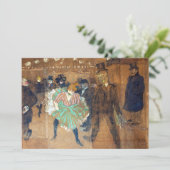 Henri de Toulouse-Lautrec - Dance at the Rouge Kaart (Staand voorkant)