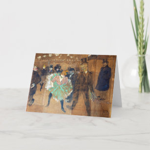 Henri de Toulouse-Lautrec - Dance at the Rouge Kaart